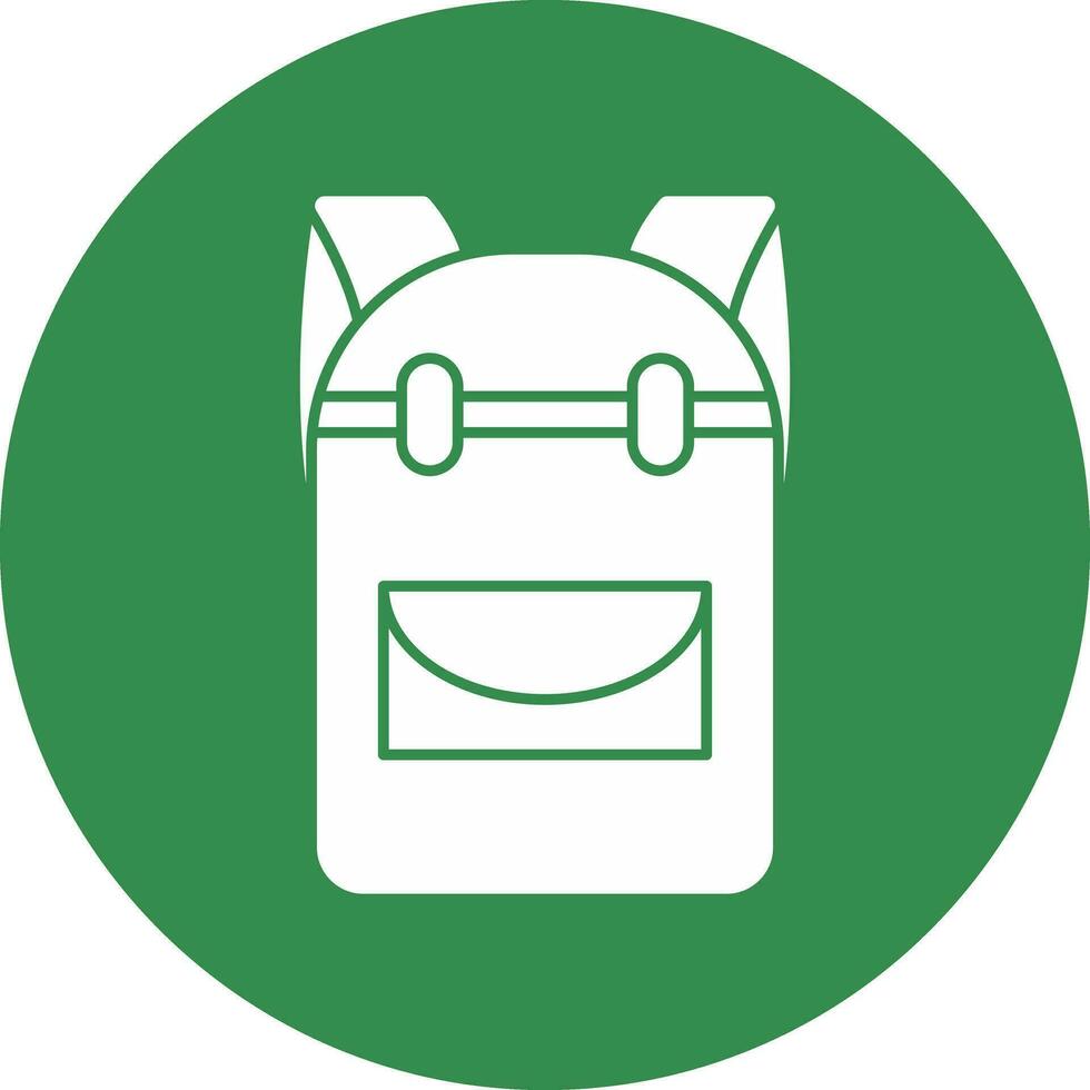 Backpack Vector Icon Design