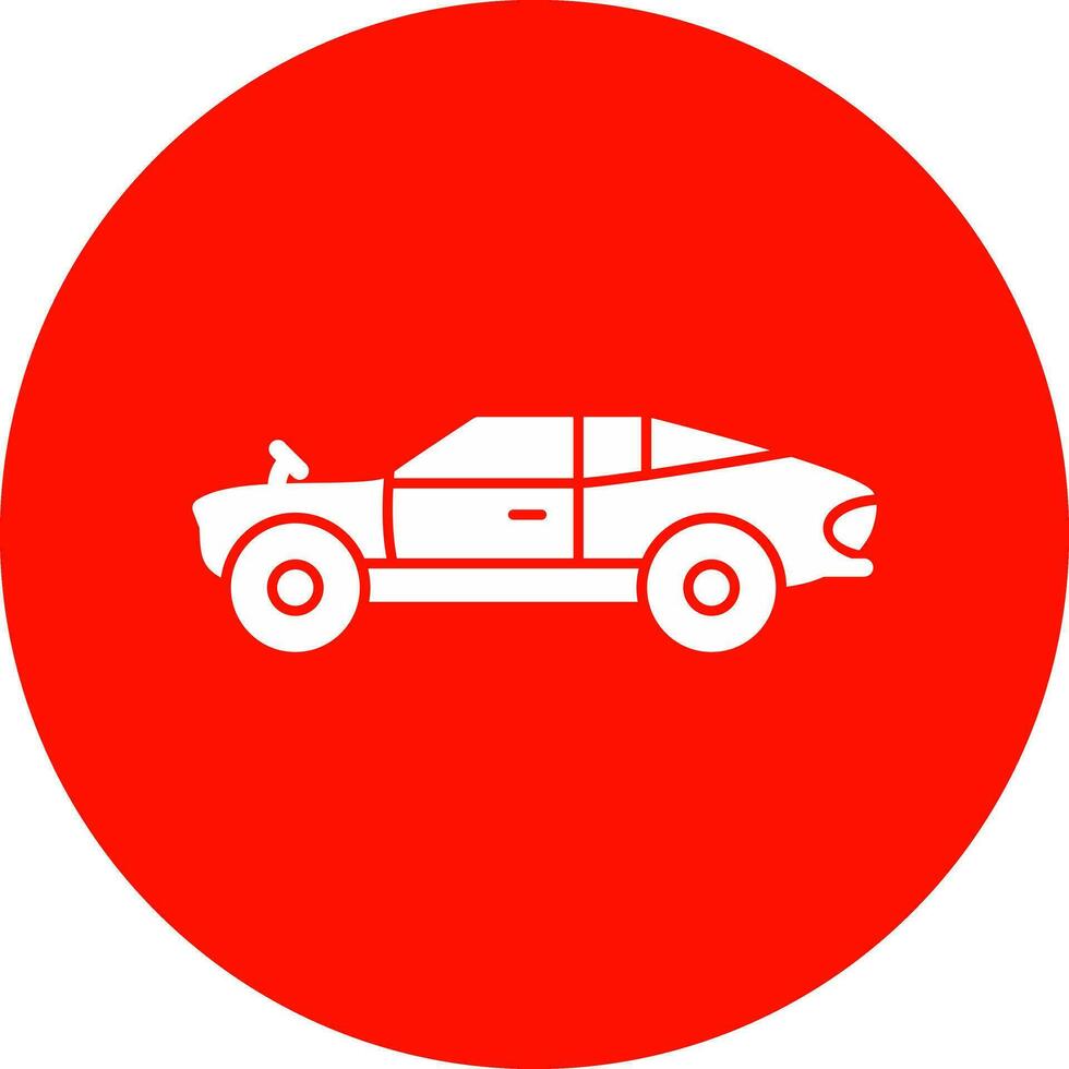 Old car Vector Icon Design