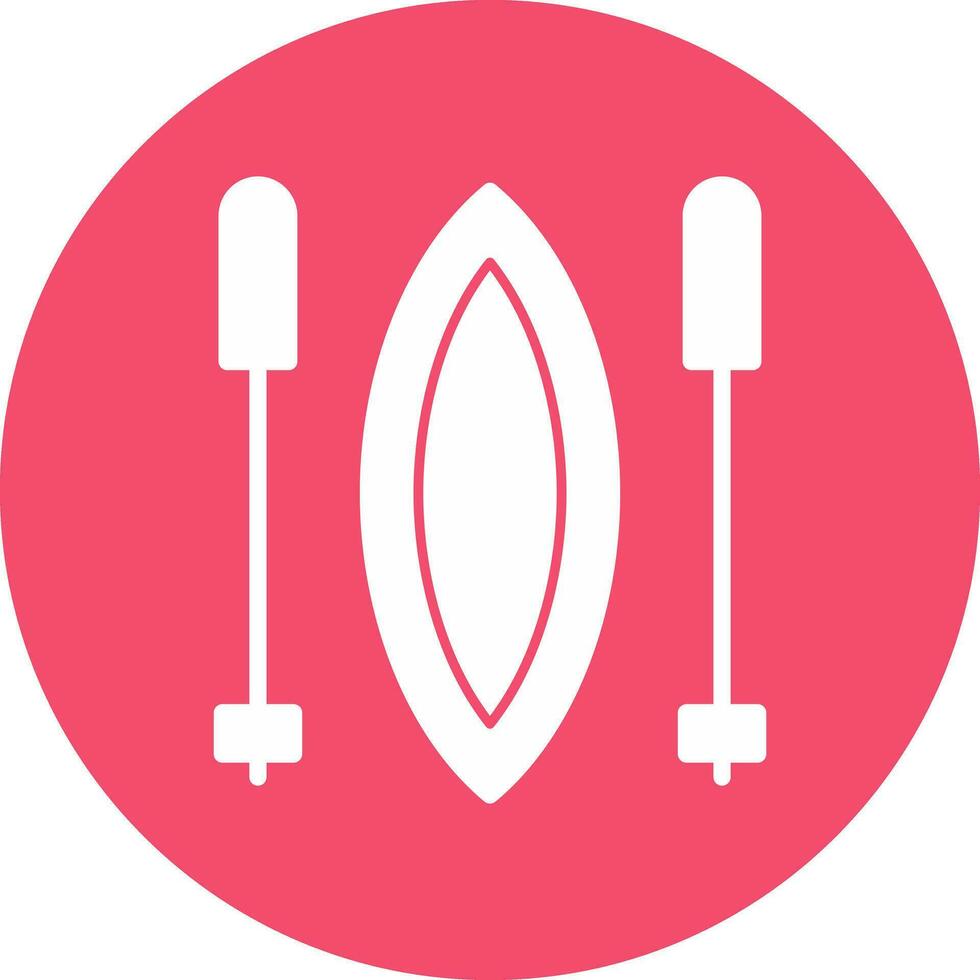 Slalom Vector Icon Design