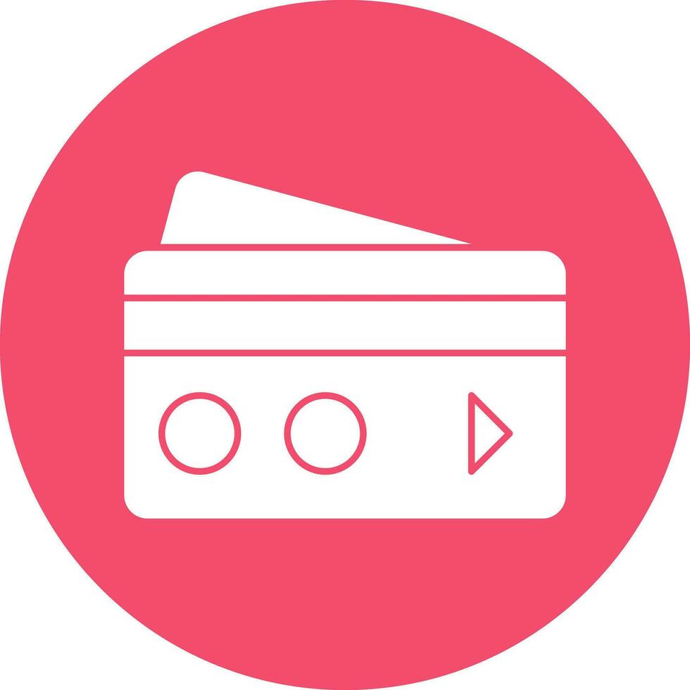 Debit card Vector Icon Design