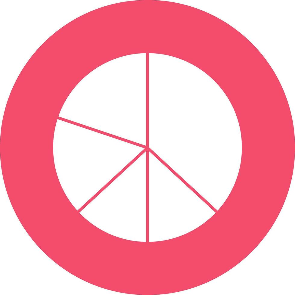 Pie chart Vector Icon Design