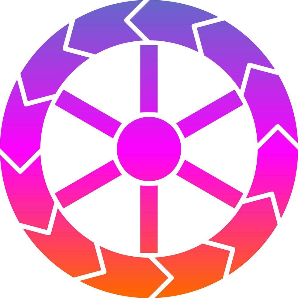 Wheels Vector Icon Design