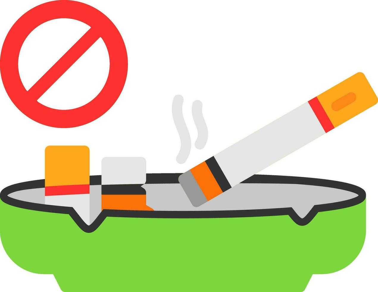 Quit smoking Vector Icon Design