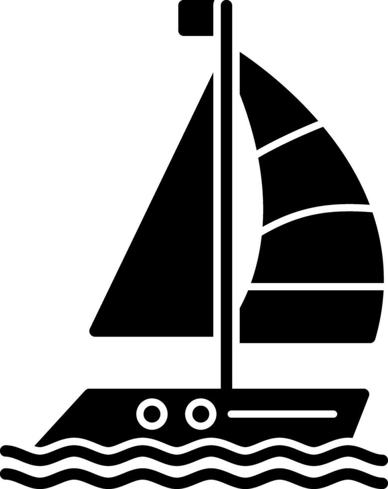Boat Vector Icon Design