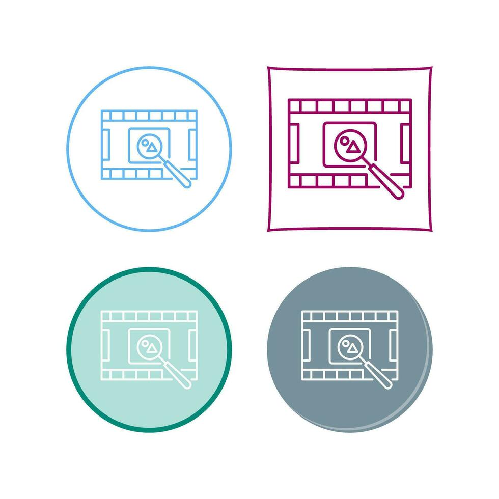 Unique Find Picture Vector Icon