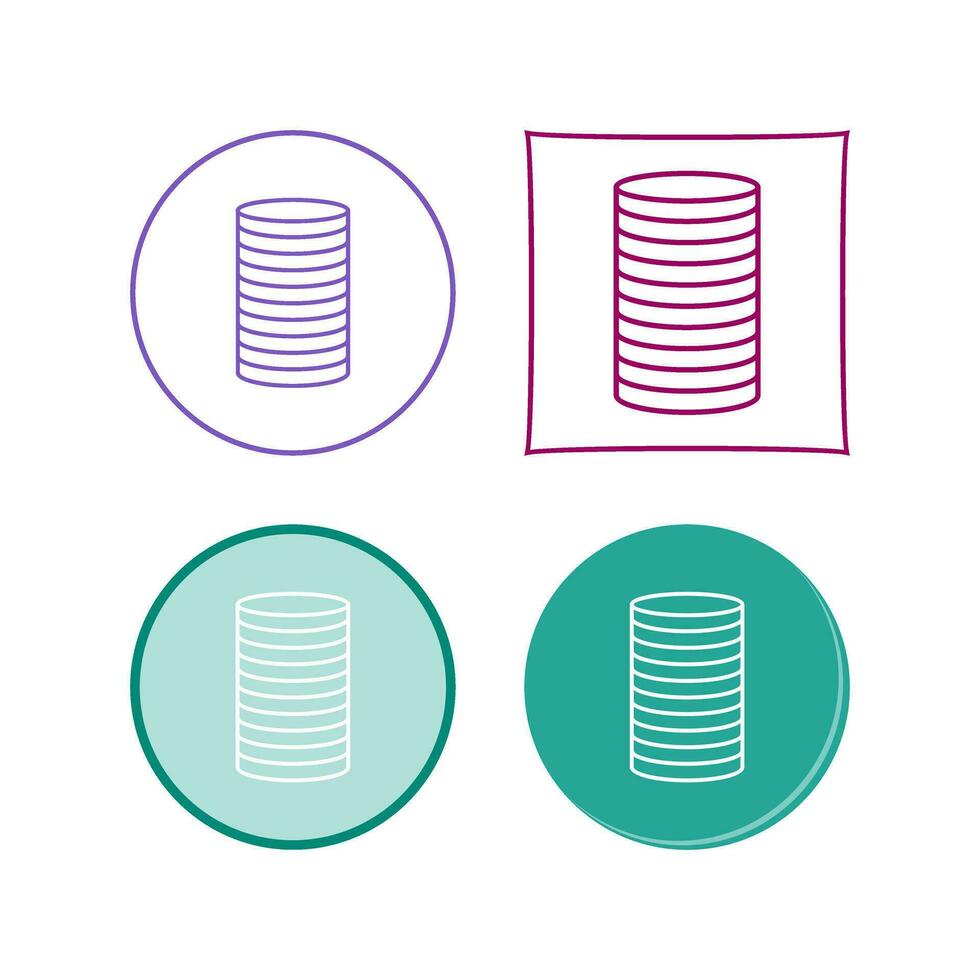 Stack of Coins Vector Icon