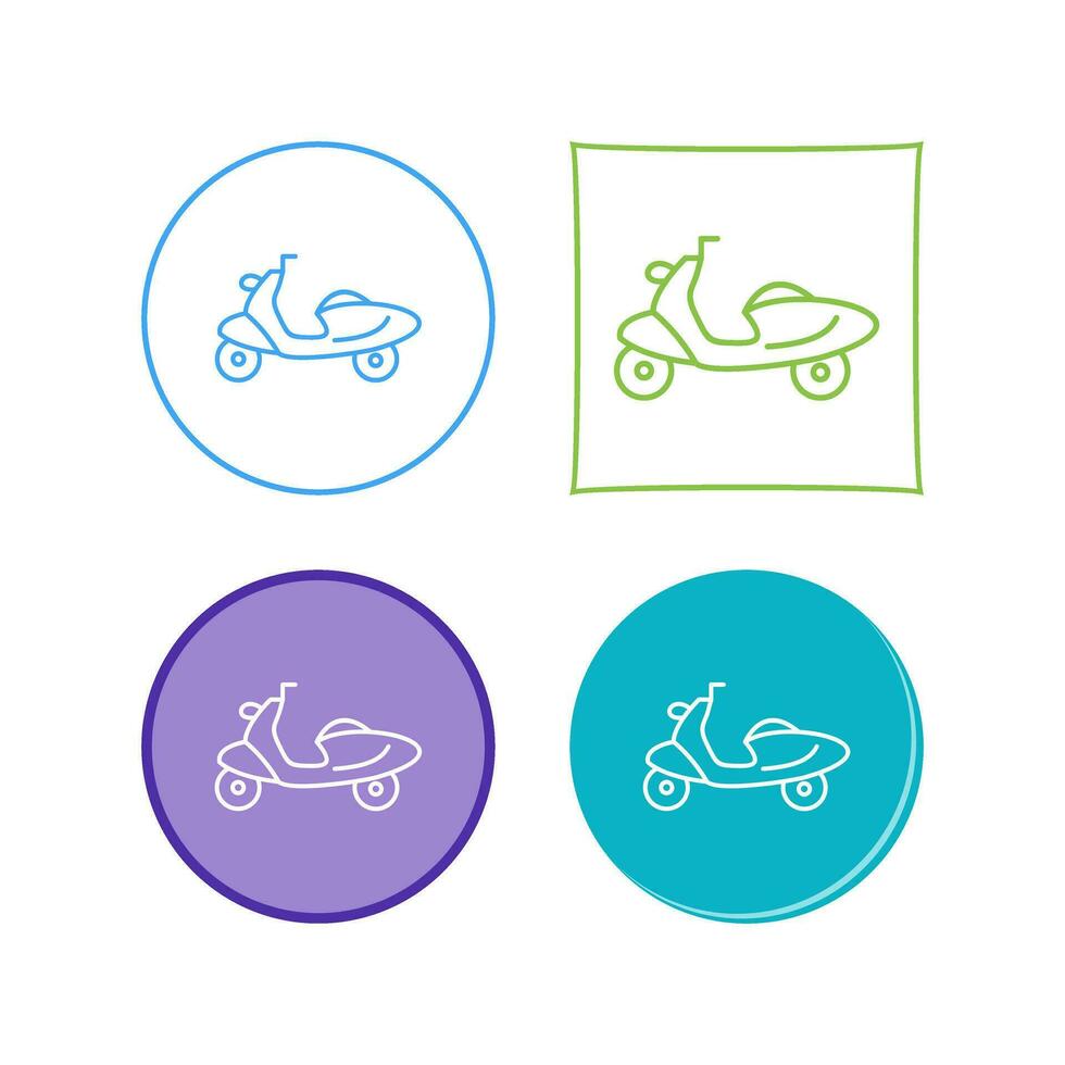 icono de vector de scooter