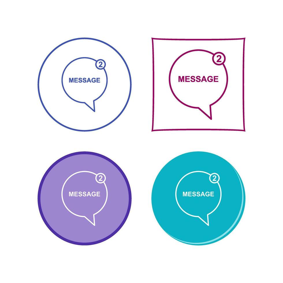 Message Bubbles Vector Icon