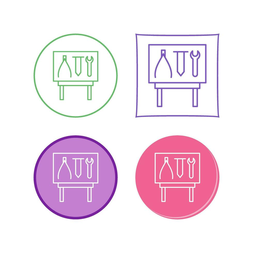 Tools Exhibit Vector Icon