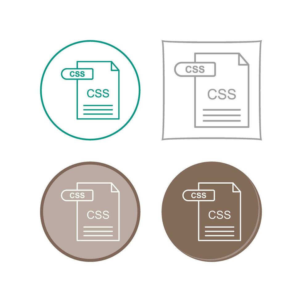 CSS Vector Icon 25114910 Vector Art at Vecteezy
