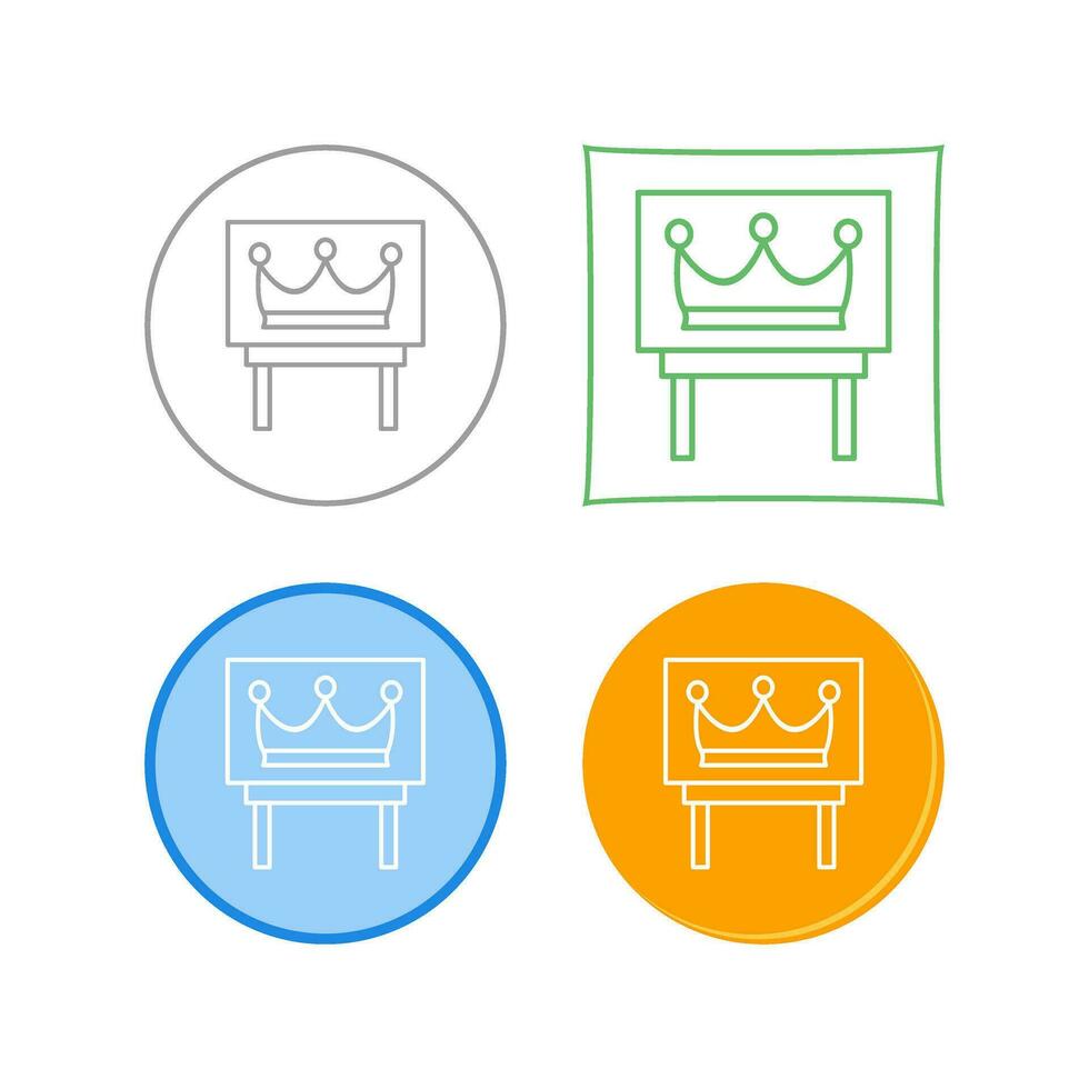 Crown Exhibit Vector Icon