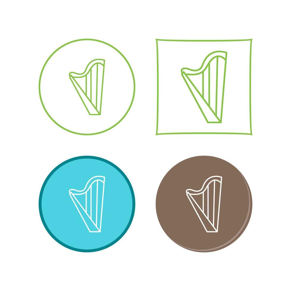 Harp Vector Icon