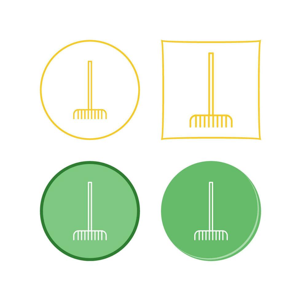 Fork picking Leaves Vector Icon