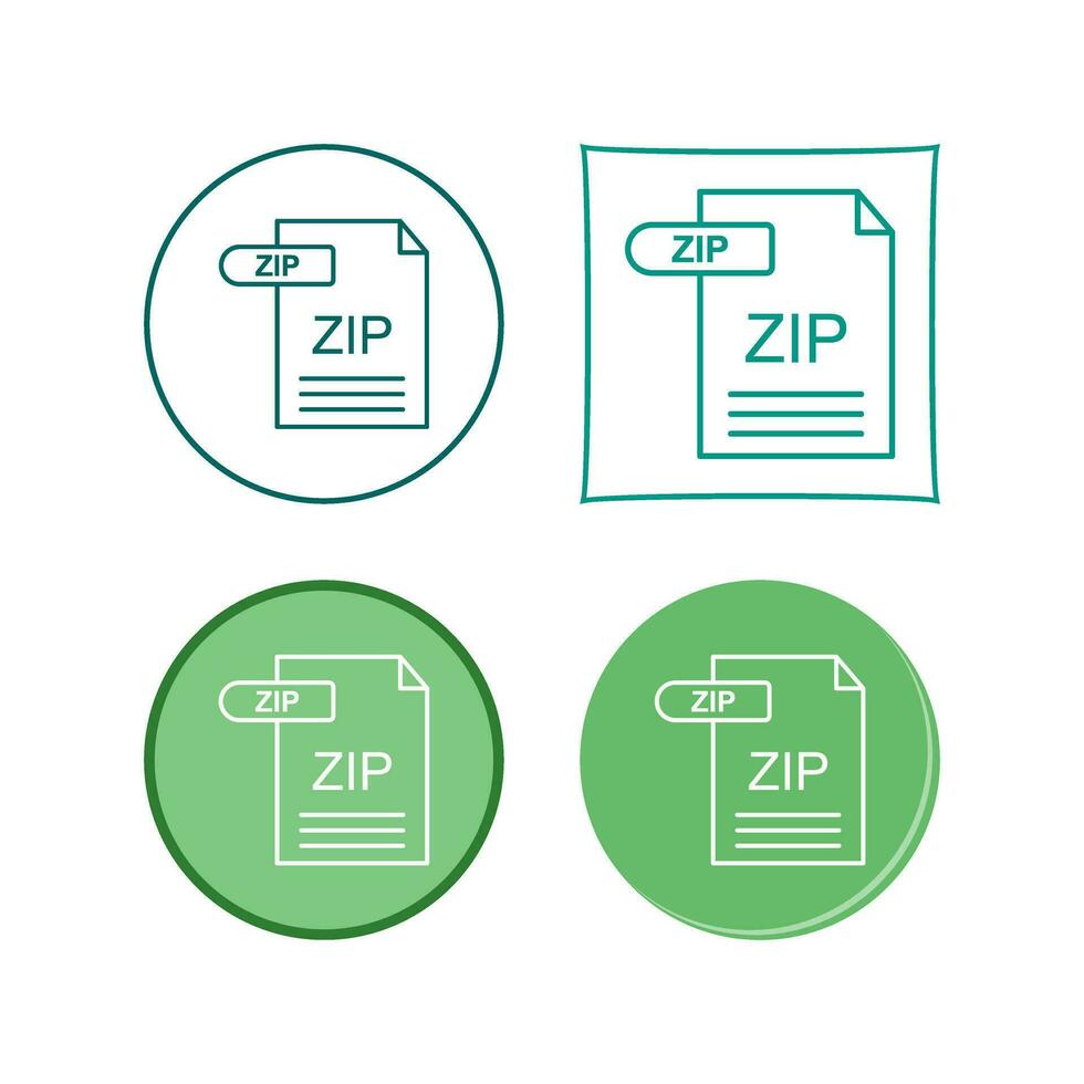 ZIP Vector Icon