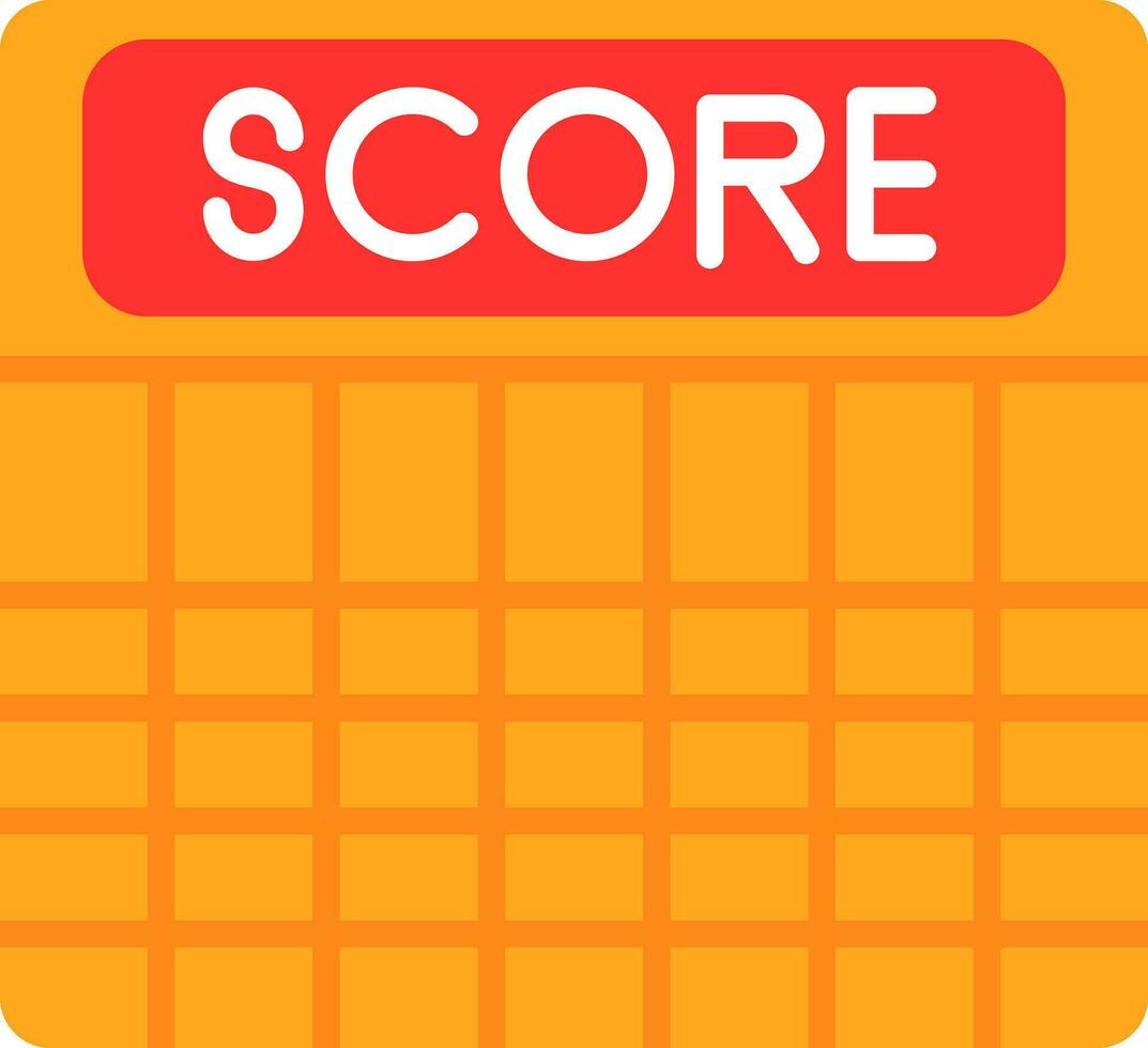 Score Vector Icon Design