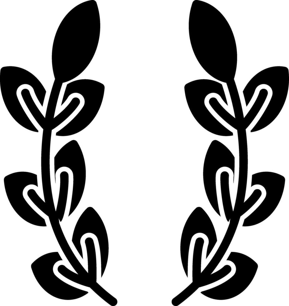Laurel Vector Icon Design