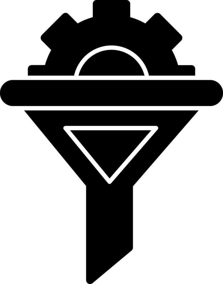 diseño de icono de vector de embudo
