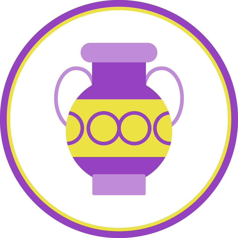 Amphora Vector Icon Design