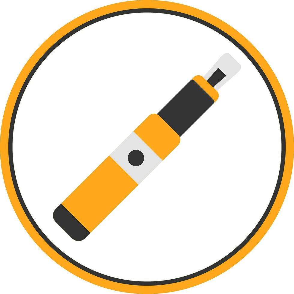 Electronic cigarette Vector Icon Design