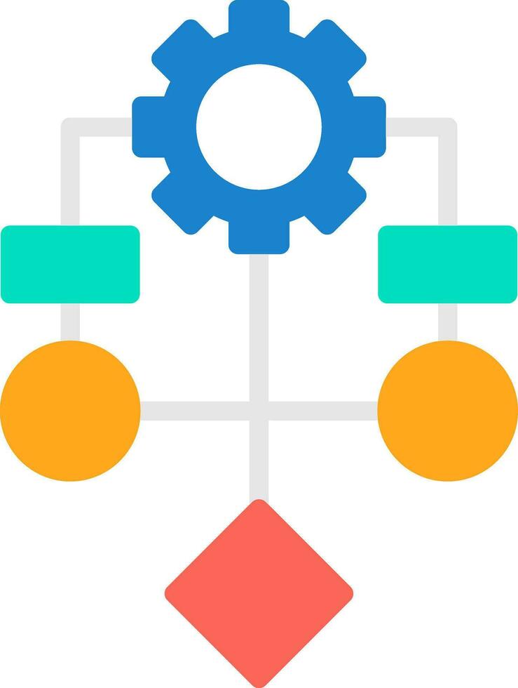 Algorithm Vector Icon Design