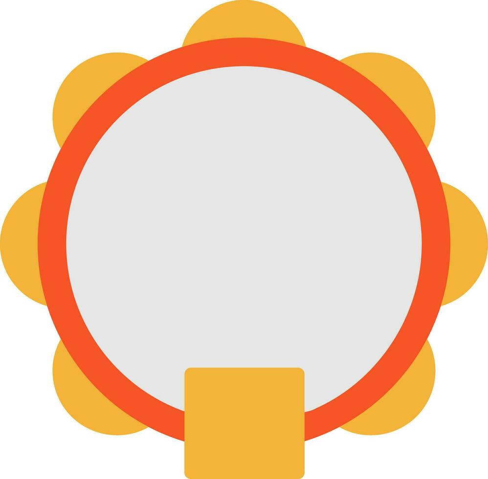 Tambourine Vector Icon Design