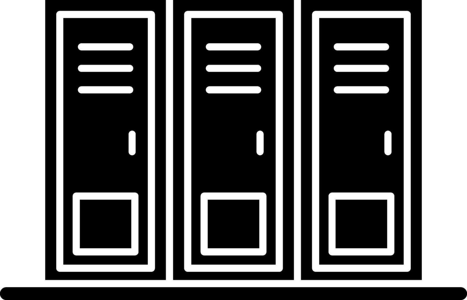 Locker Vector Icon Design
