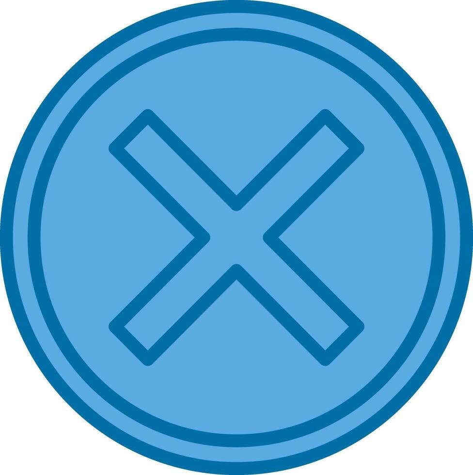 Cross Vector Icon Design