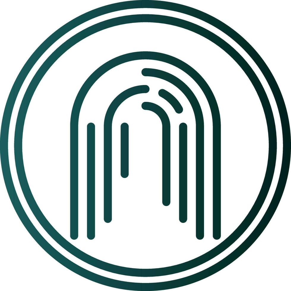 Finger print Vector Icon Design