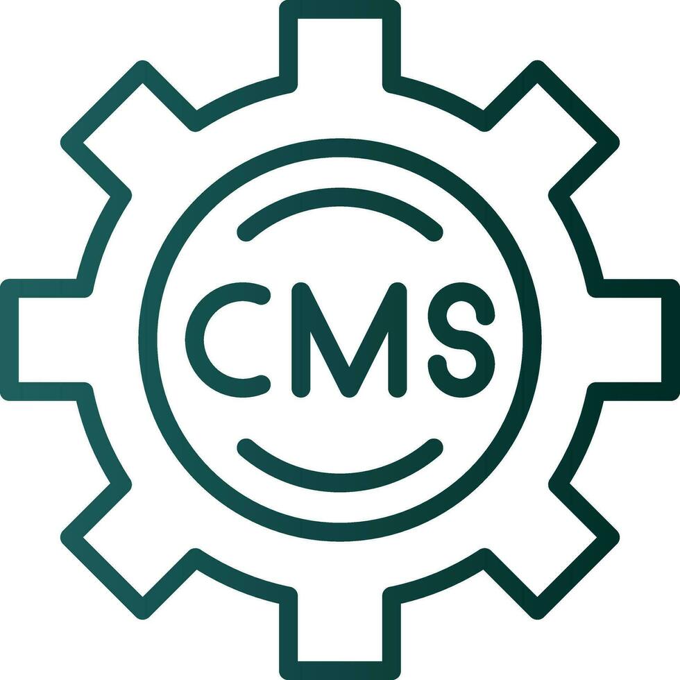 CMS Vector Icon Design