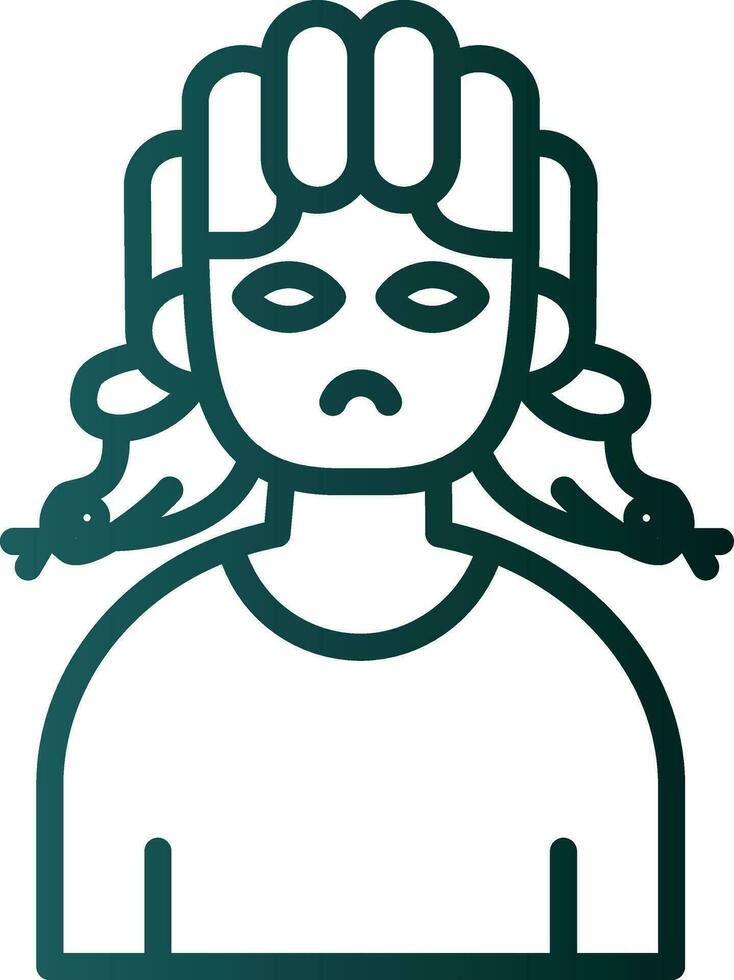 Medusa Vector Icon Design