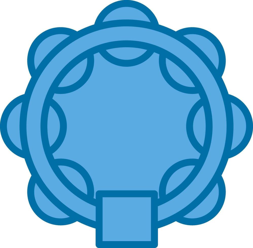 Tambourine Vector Icon Design