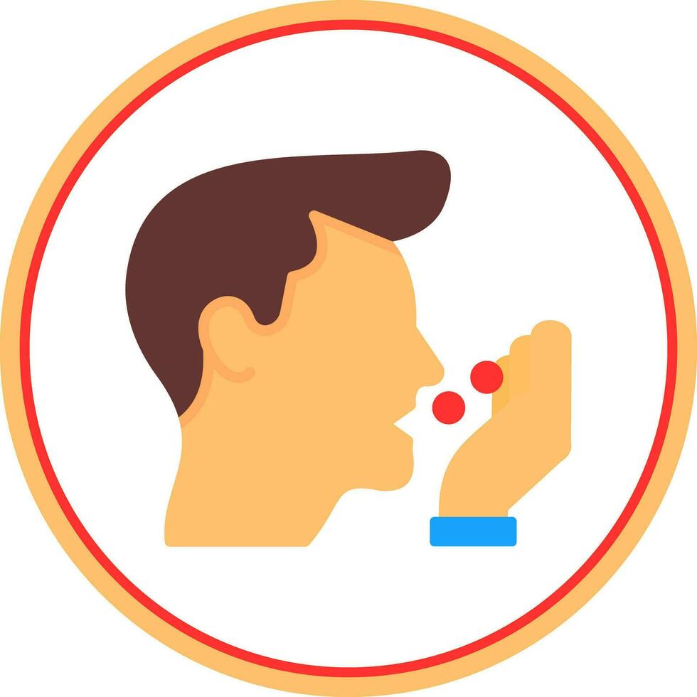 Cough Vector Icon Design