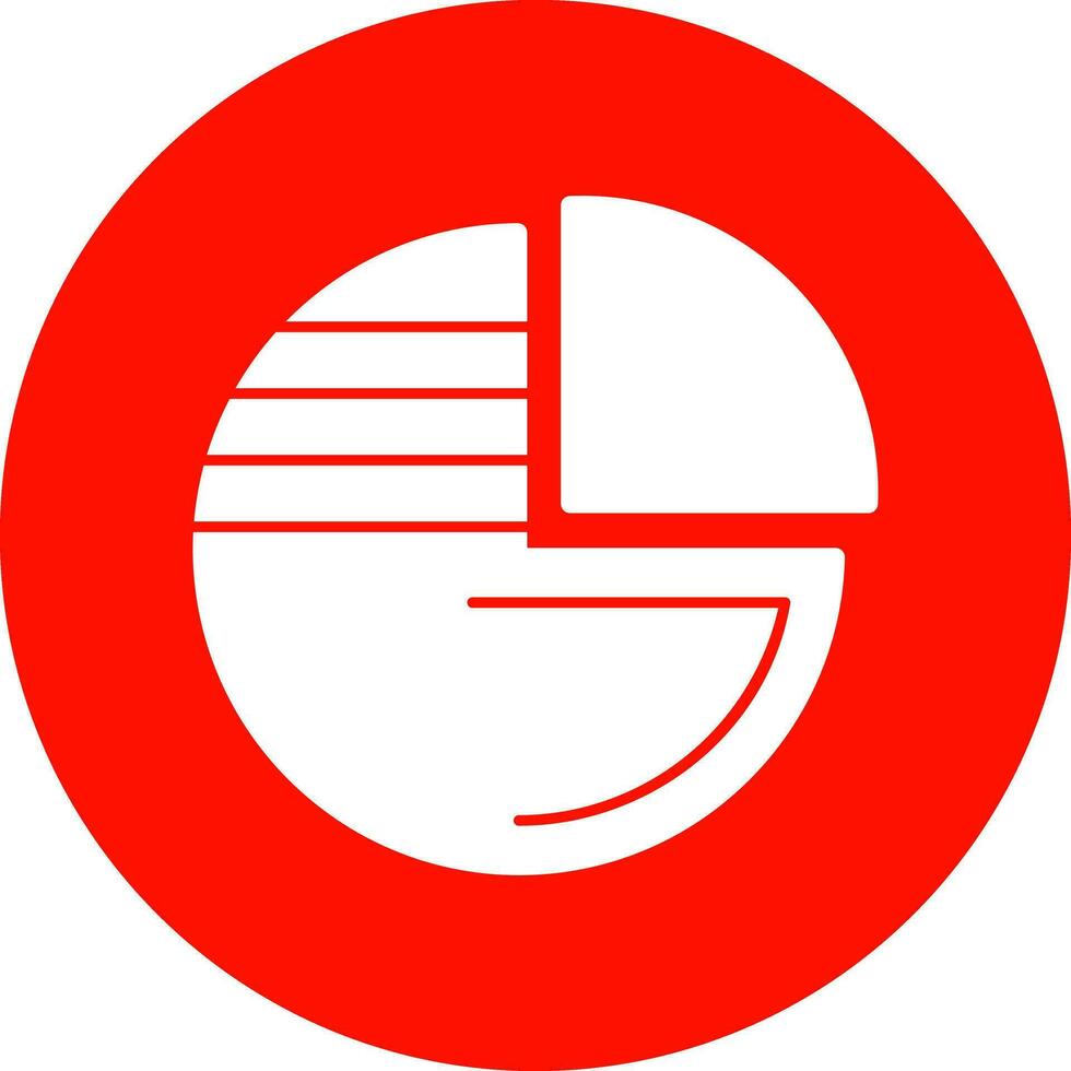 diseño de icono de vector de gráfico circular