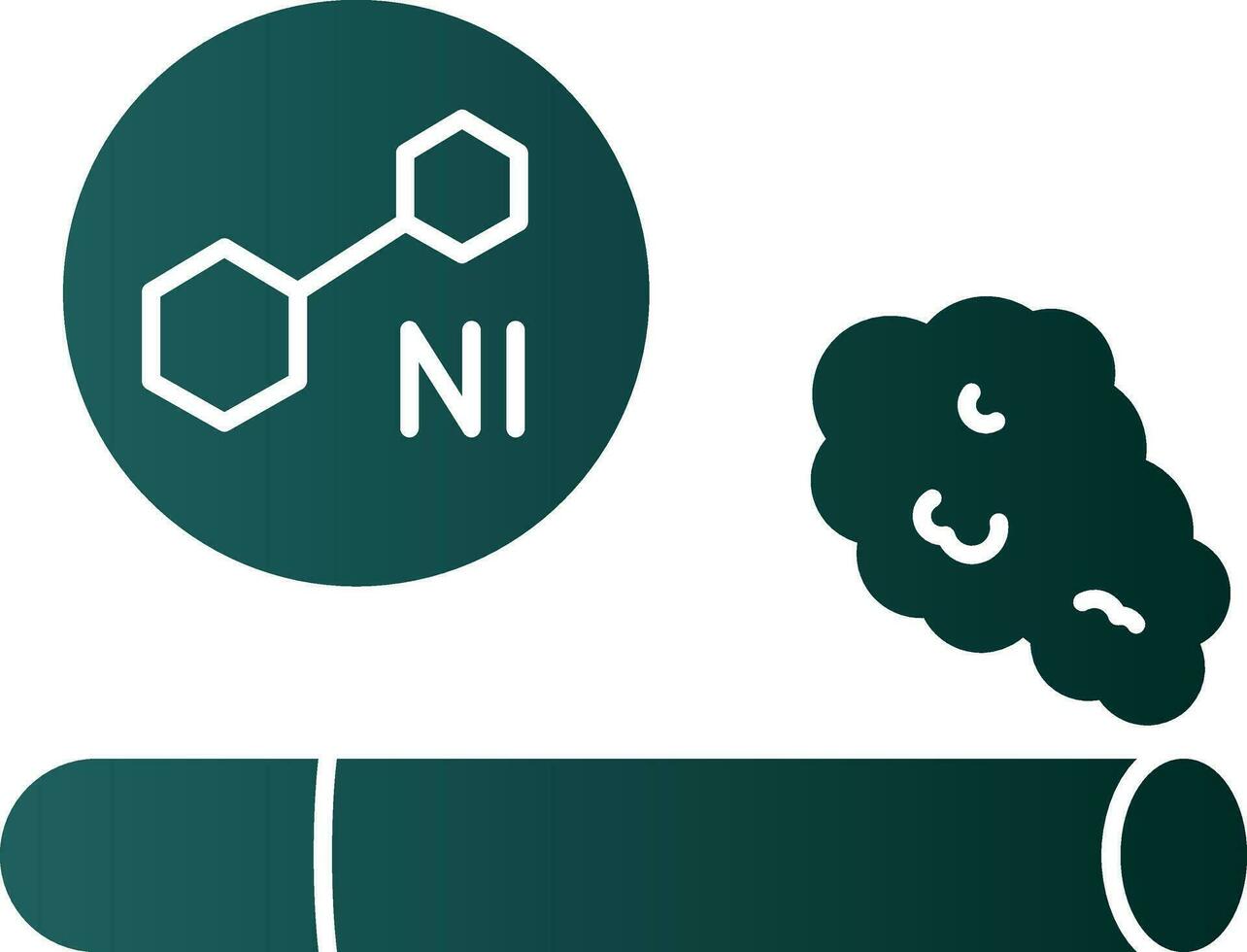 Nicotine Vector Icon Design