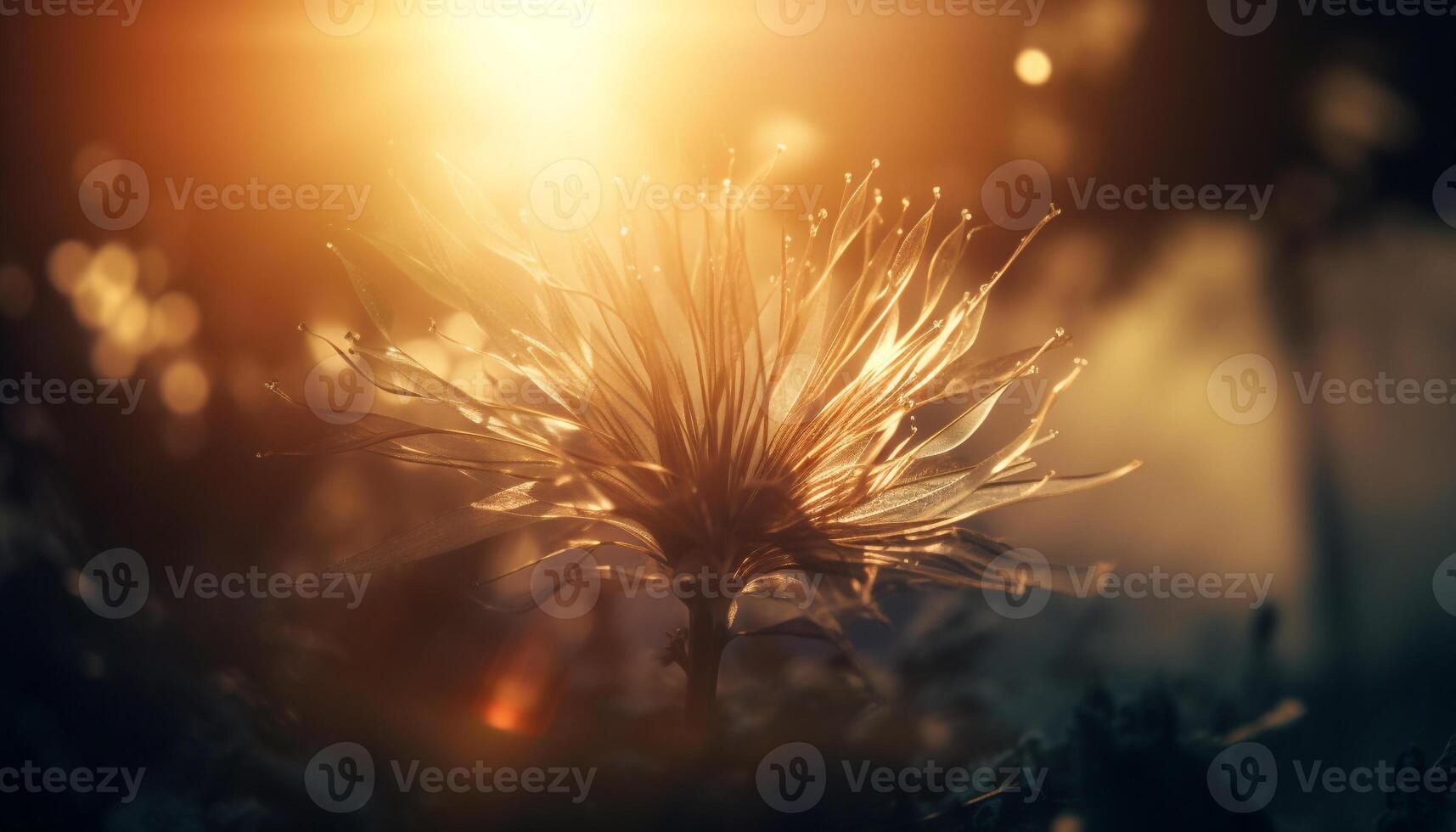 Sun kissed leaf glows in vibrant yellow beauty generated by AI photo