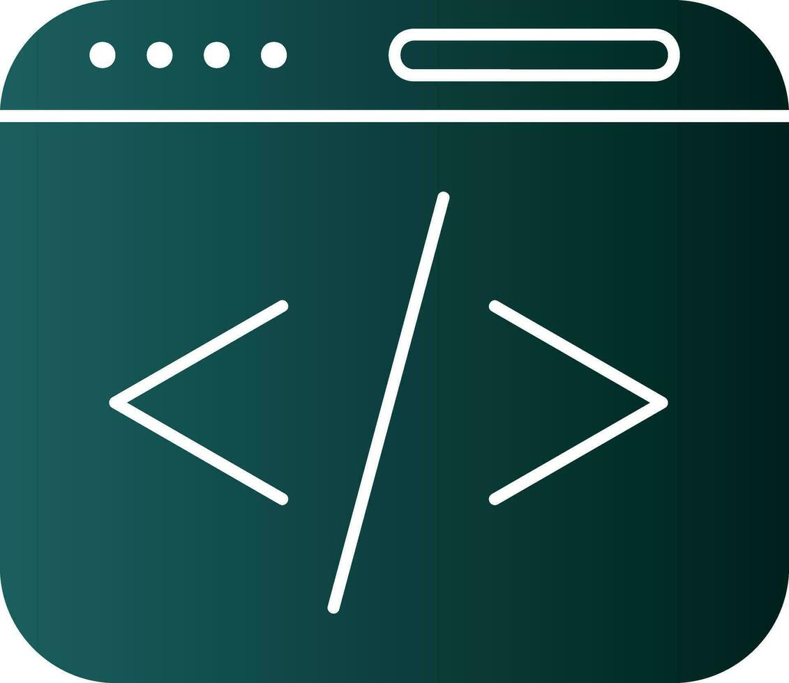 web codificación vector icono diseño