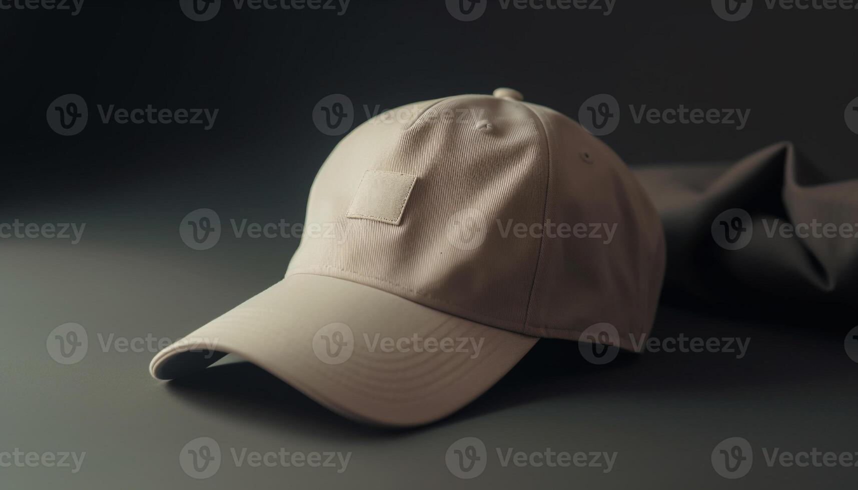 Modern military baseball cap symbolizes armed forces generated by AI photo