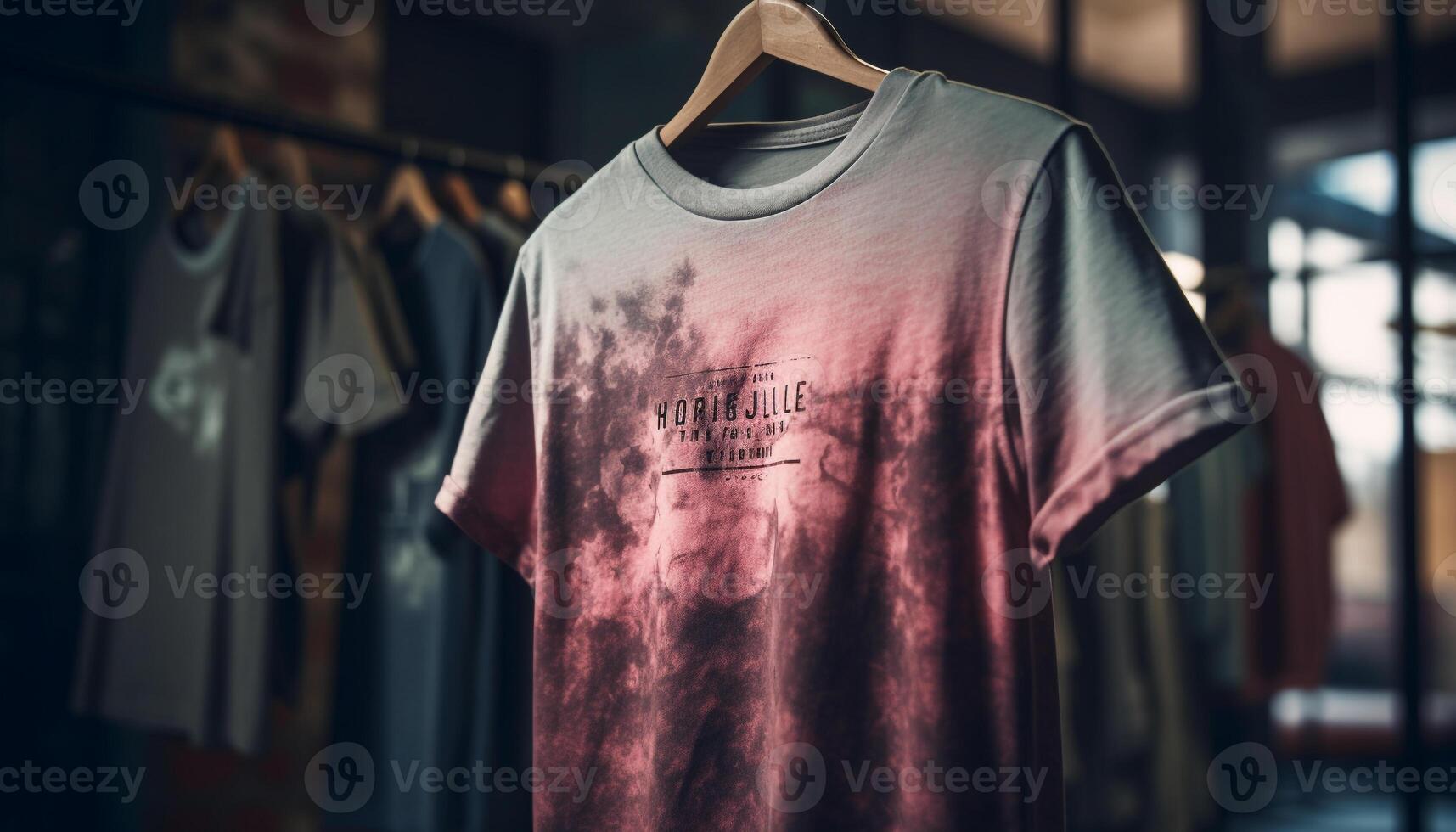 Moda Tienda vitrinas elegante hombres ropa colección generado por ai foto