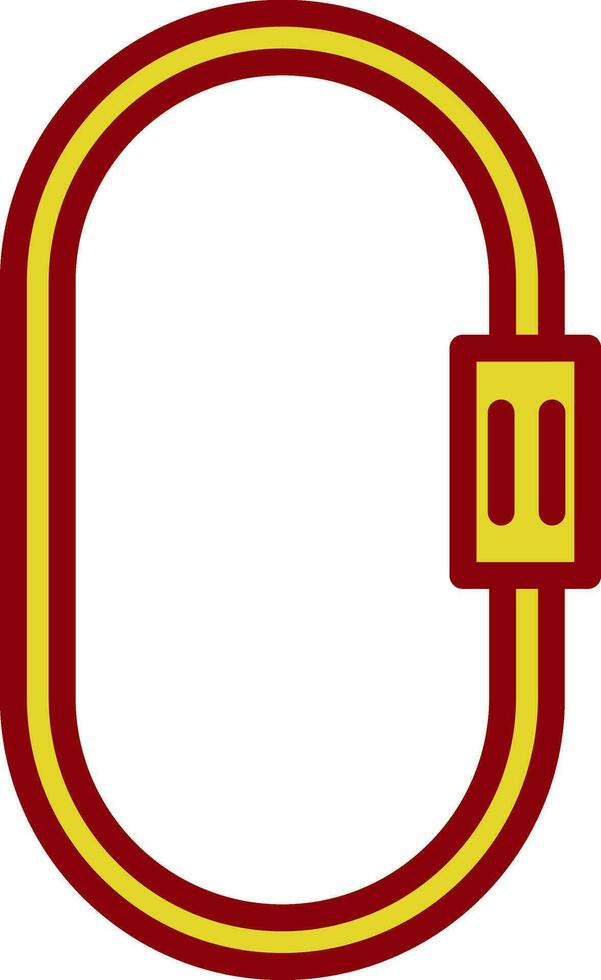 Carabiner Vector Icon Design
