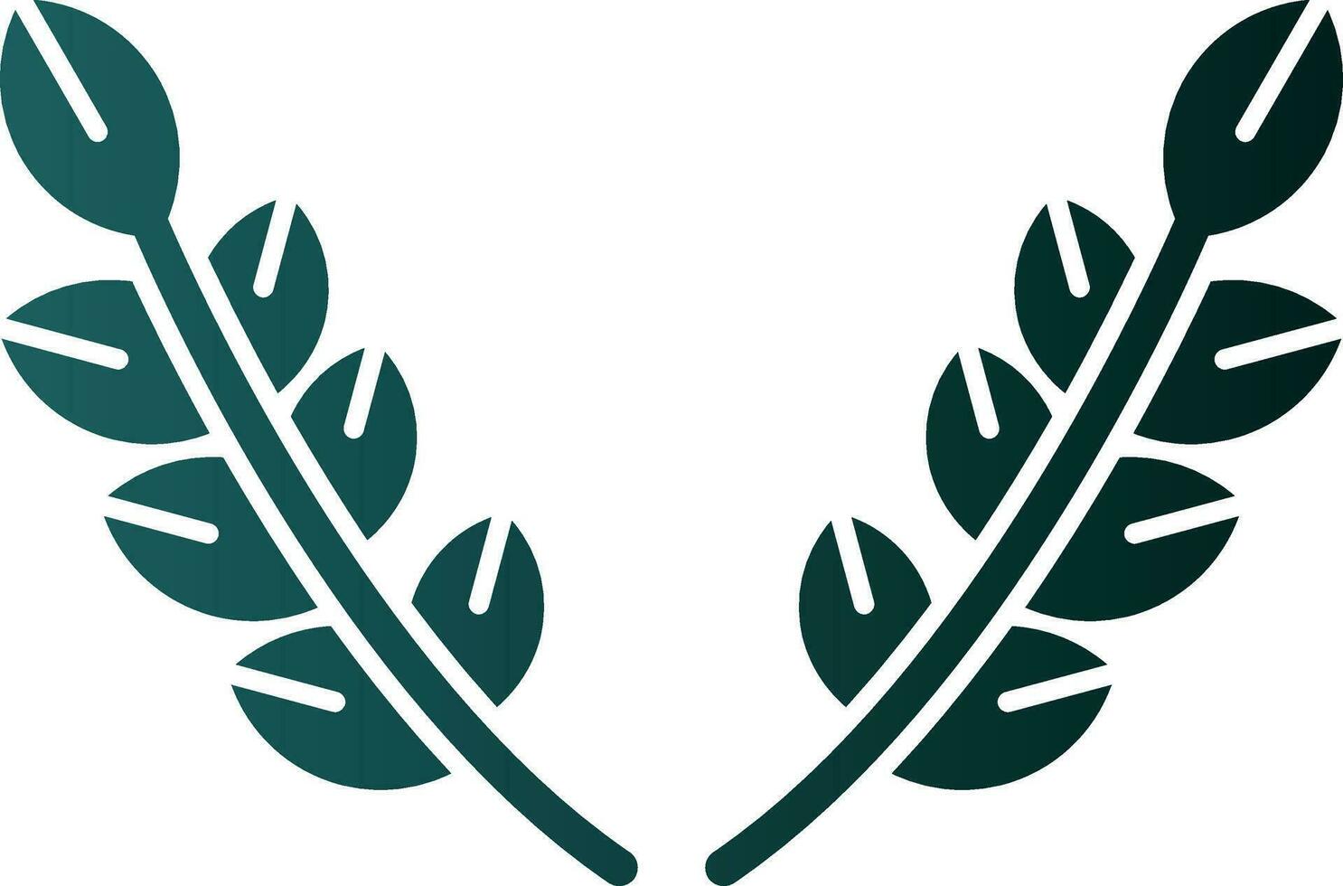 Laurel Vector Icon Design
