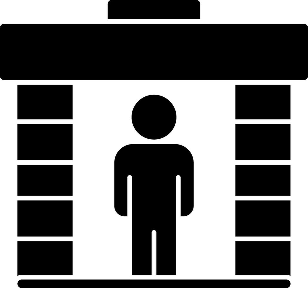 Metal detector Vector Icon Design