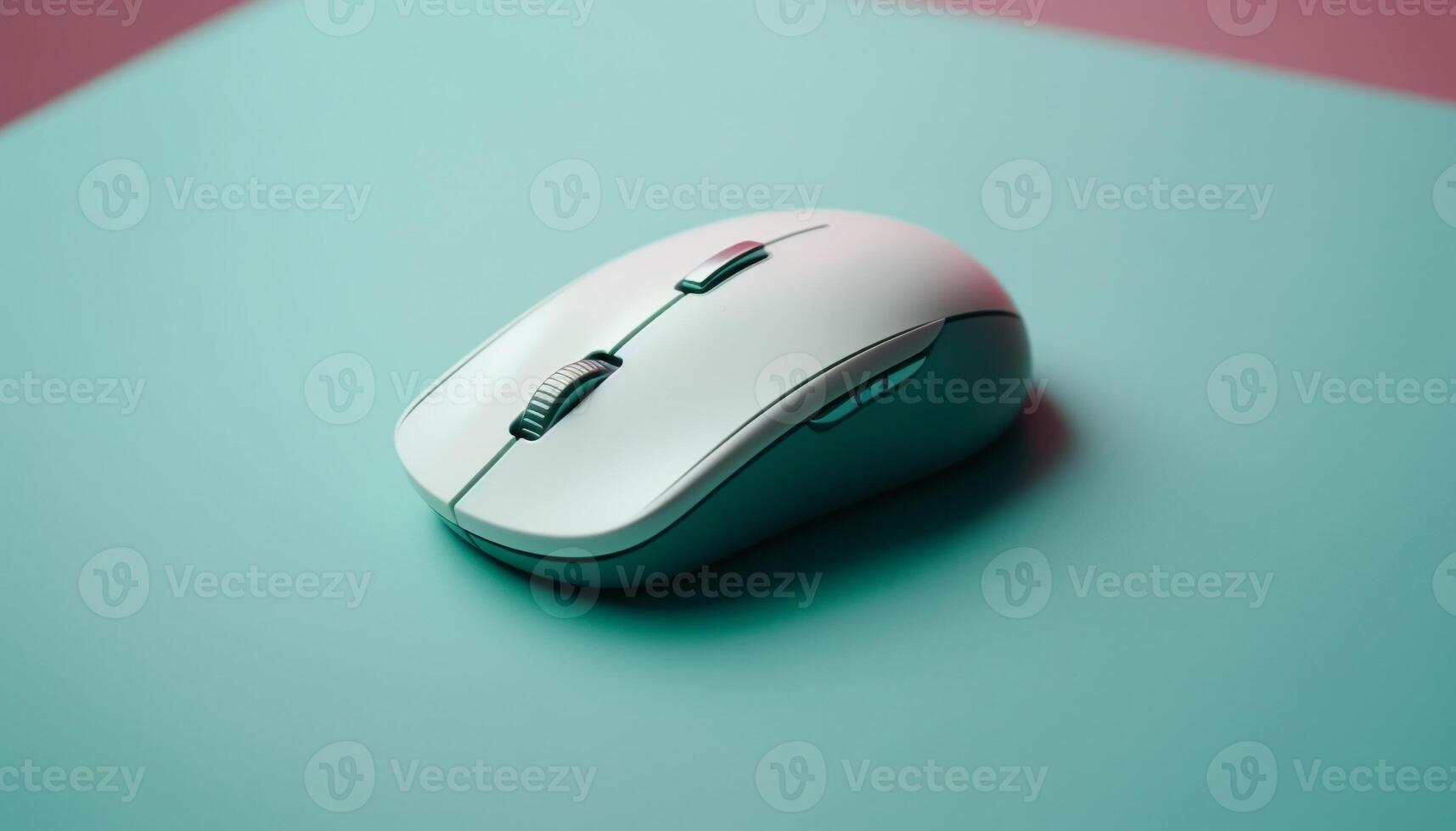 Wireless mouse wheel scrolling data input tool generated by AI photo