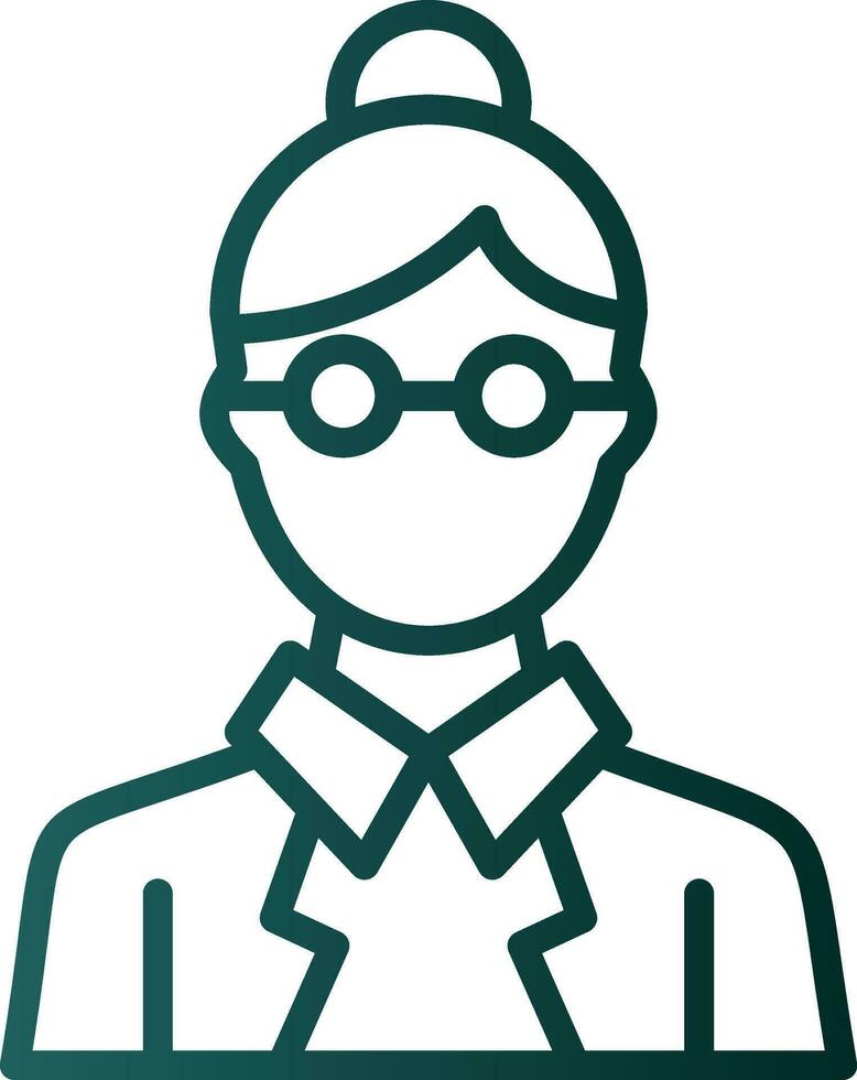 Teacher Vector Icon Design