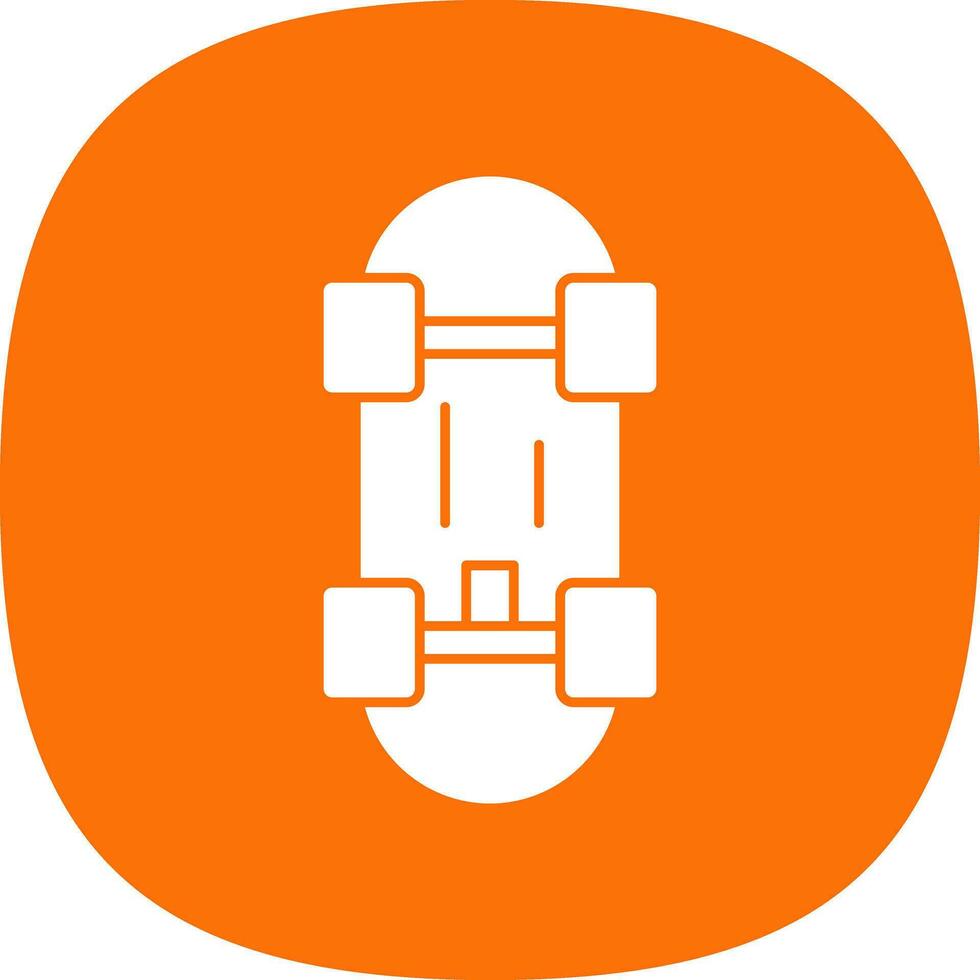 Skateboard Vector Icon Design