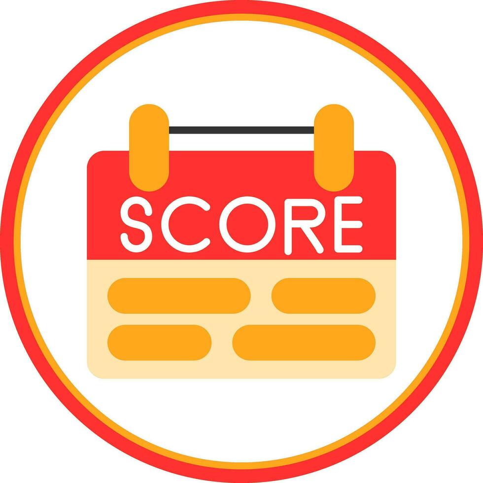 Scoring Vector Icon Design