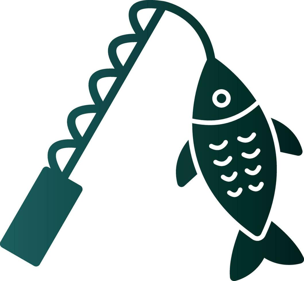 Fishing Vector Icon Design