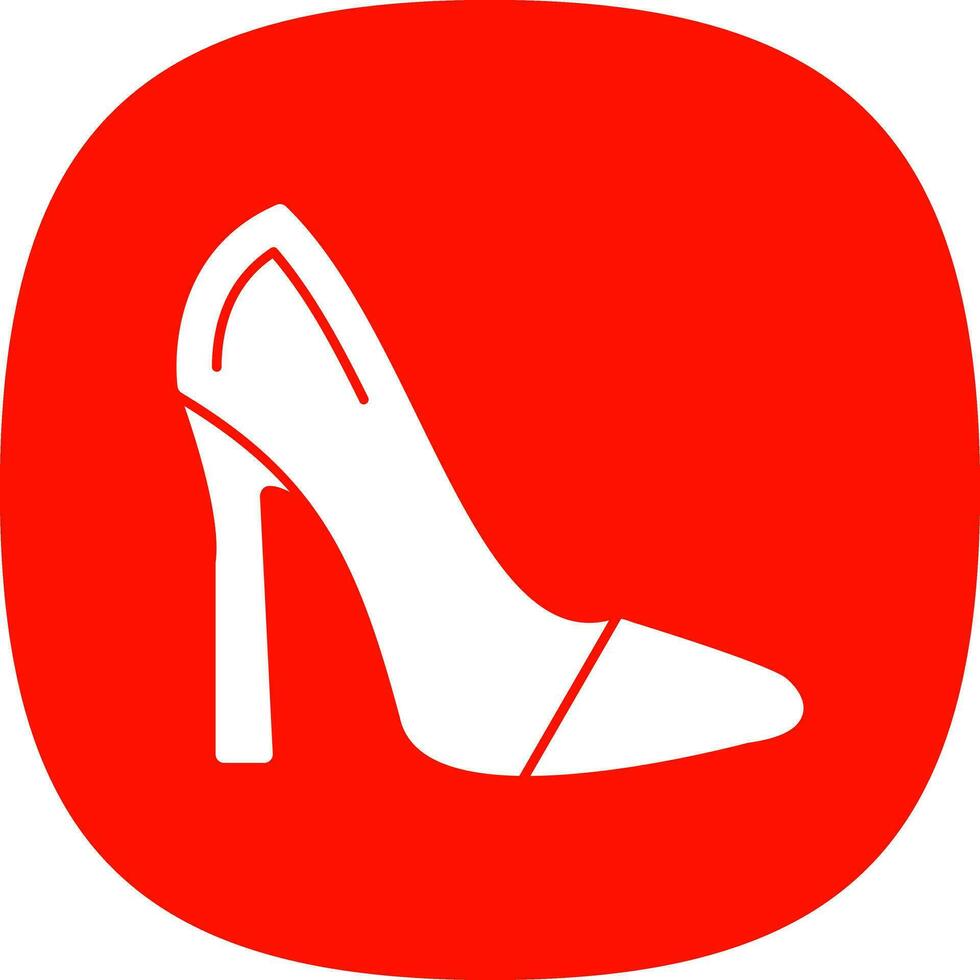 diseño de icono de vector de tacones altos