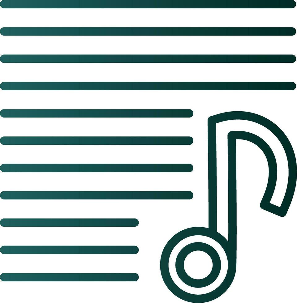 Playlist Vector Icon Design
