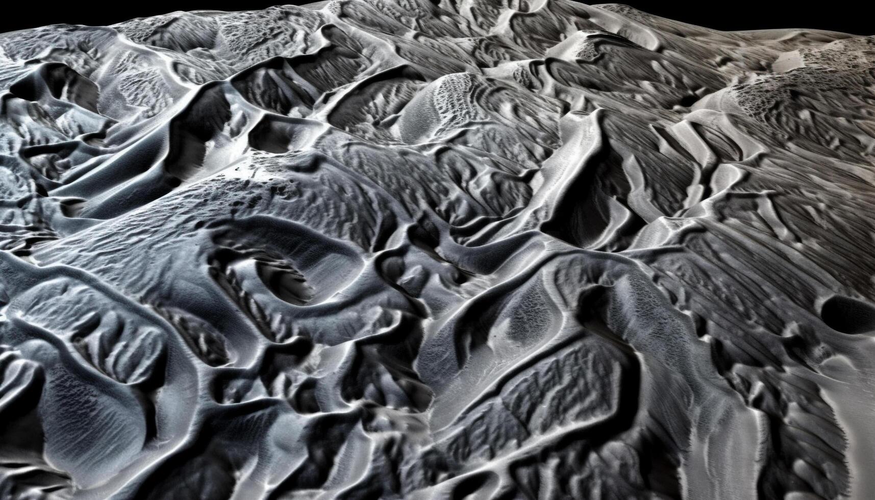 montaña pico erosionado por viento crea panorámico belleza generado por ai foto