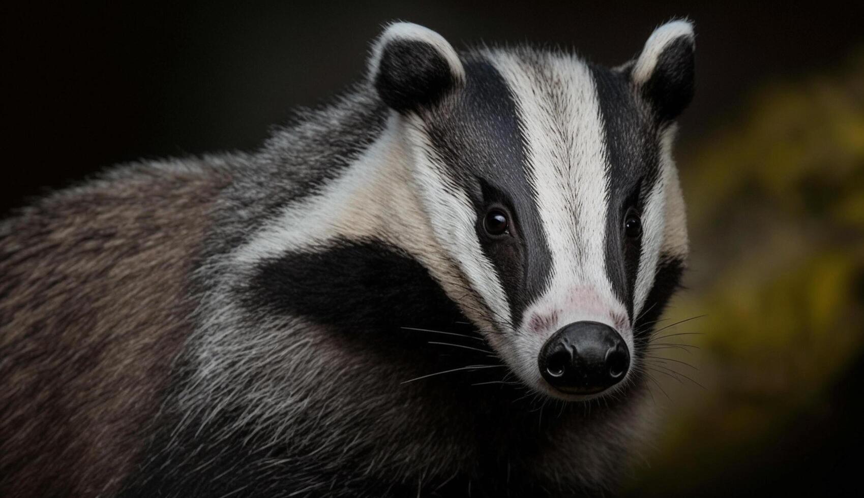 Fluffy lemur nose and striped primate fur generated by AI photo